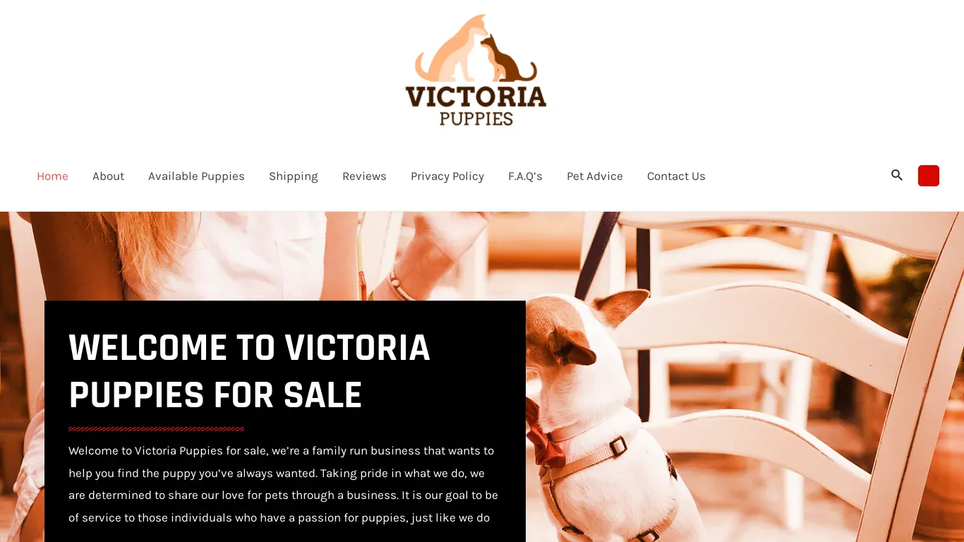 is victoriapuppies.com legit? screenshot