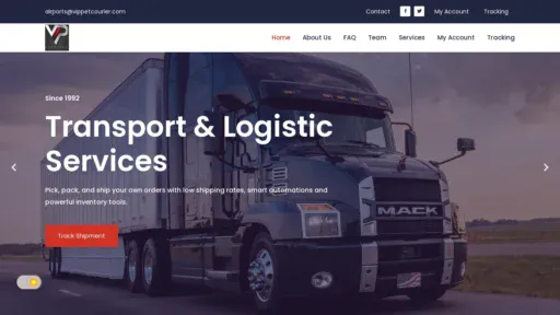 A screenshot of Vippetcourier.com