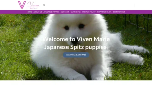 A screenshot of Vivienmariespitz.com