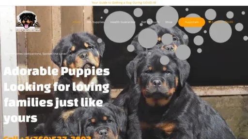 A screenshot of Warm-homescompanions.com
