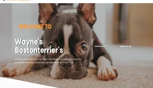 A screenshot of Genlanfamilystbernard.com
