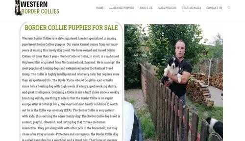 A screenshot of Genlanfamilystbernard.com