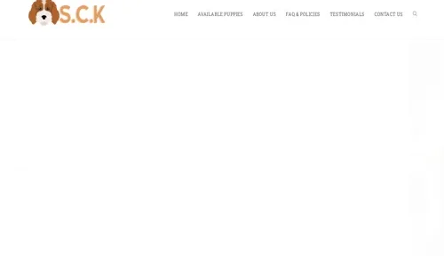 A screenshot of Genlanfamilystbernard.com
