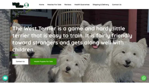 A screenshot of Westterriersff.online