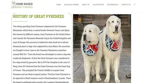 A screenshot of Genlanfamilystbernard.com