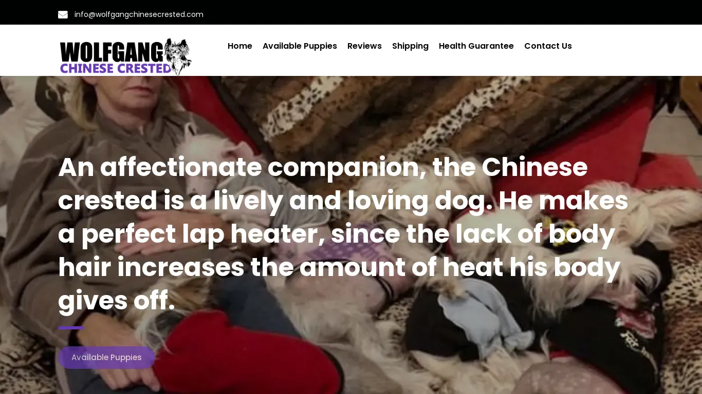 is wolfgangchinesecrested.com legit? screenshot