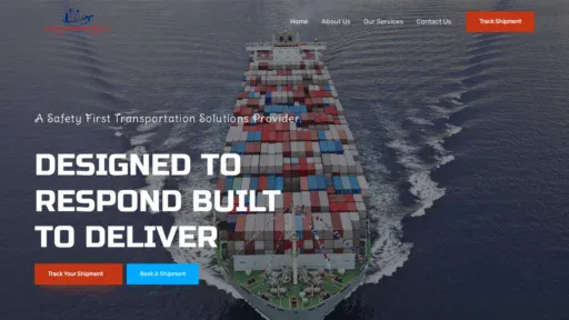 A screenshot of Worldtranscargologistics.com