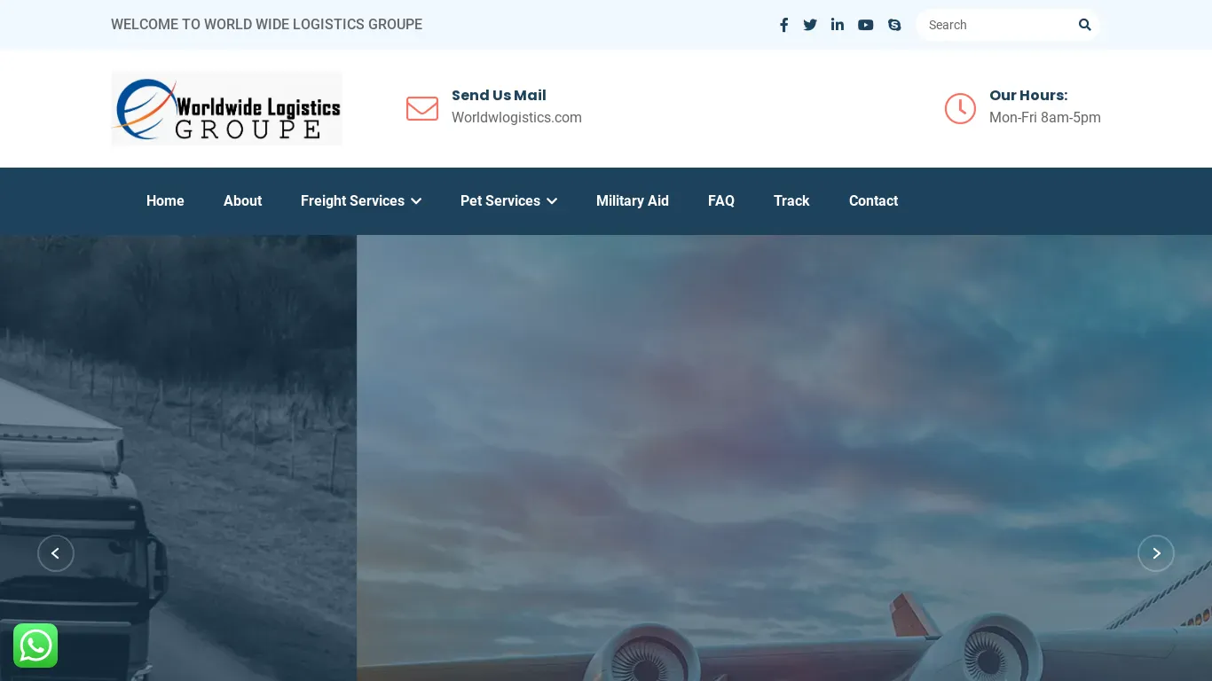 is World Wide Logistics Groupe – Award winning shipping company legit? screenshot