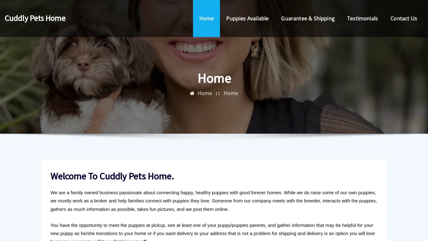 is Cuddly Pets Home legit? screenshot