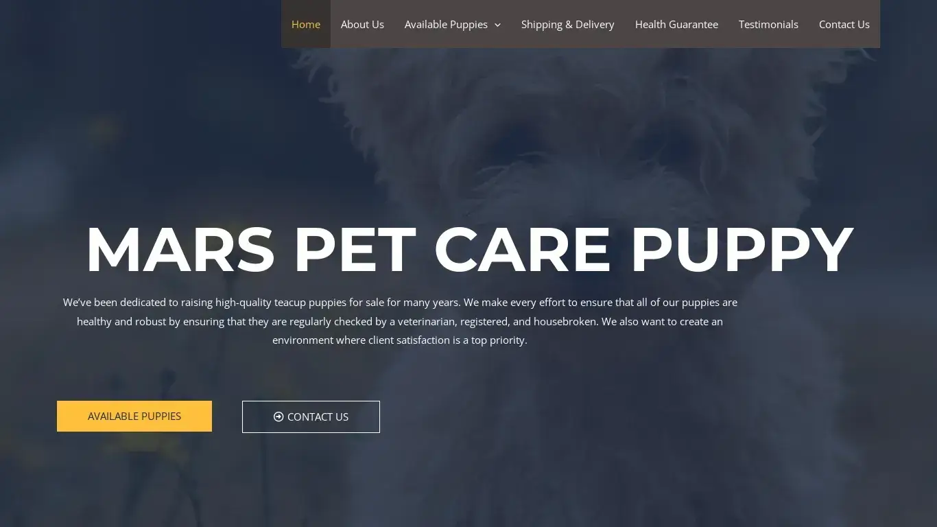 is Mars Pet Care Puppy legit? screenshot
