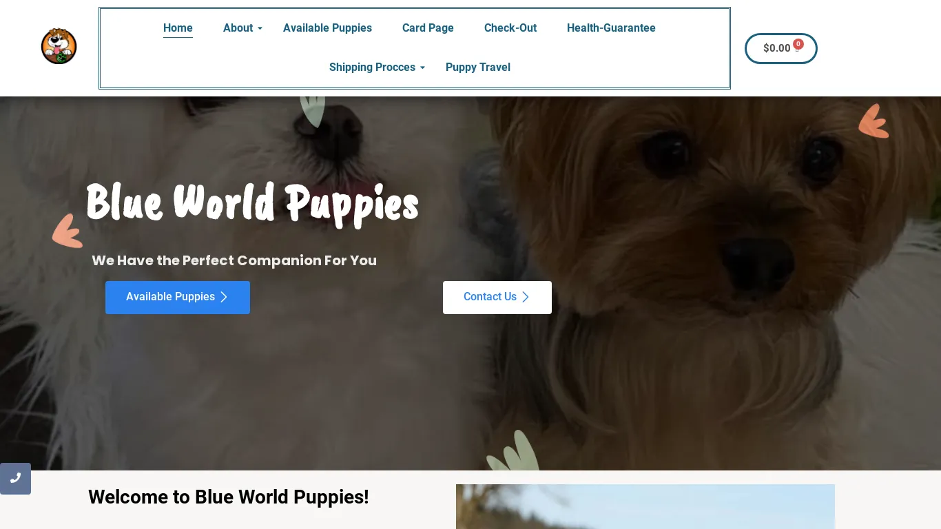 is Blue World Puppies legit? screenshot