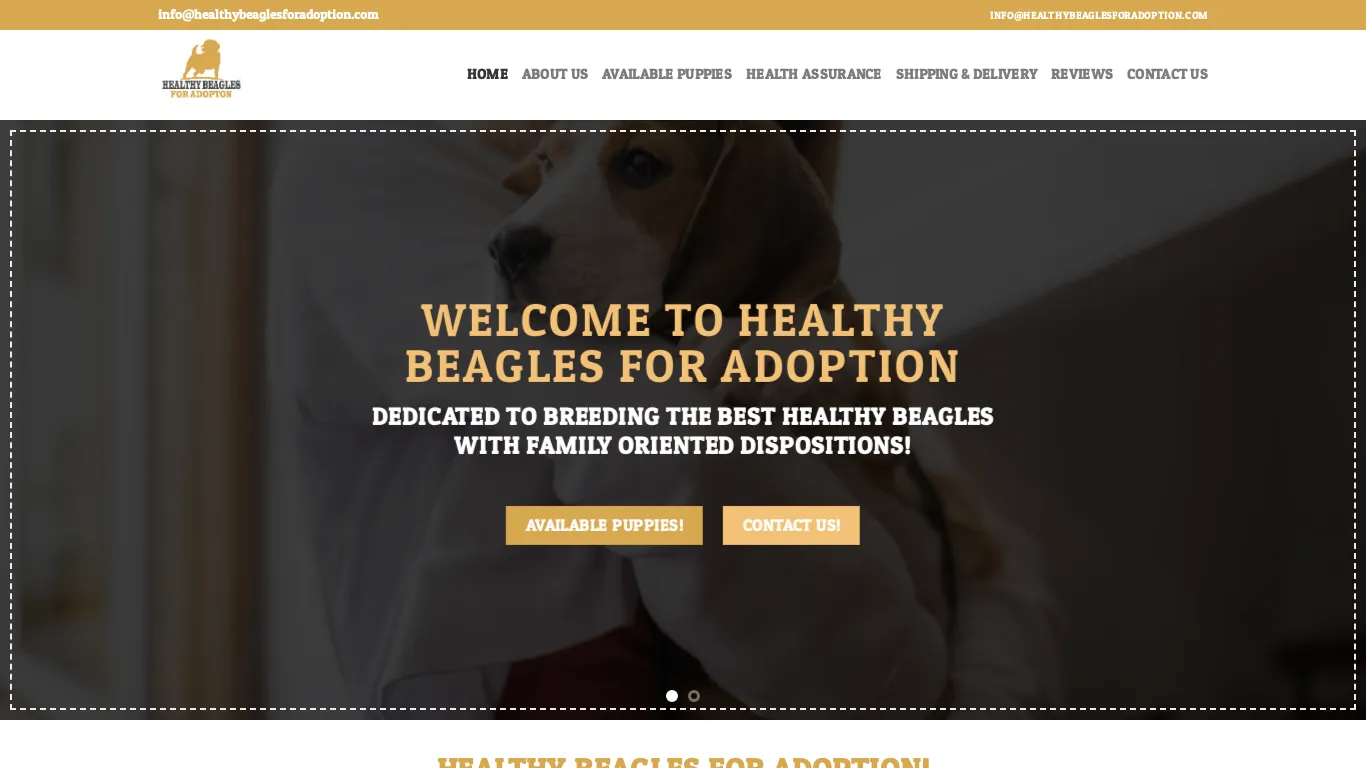 is Happy Home For  Beagle puppies legit? screenshot