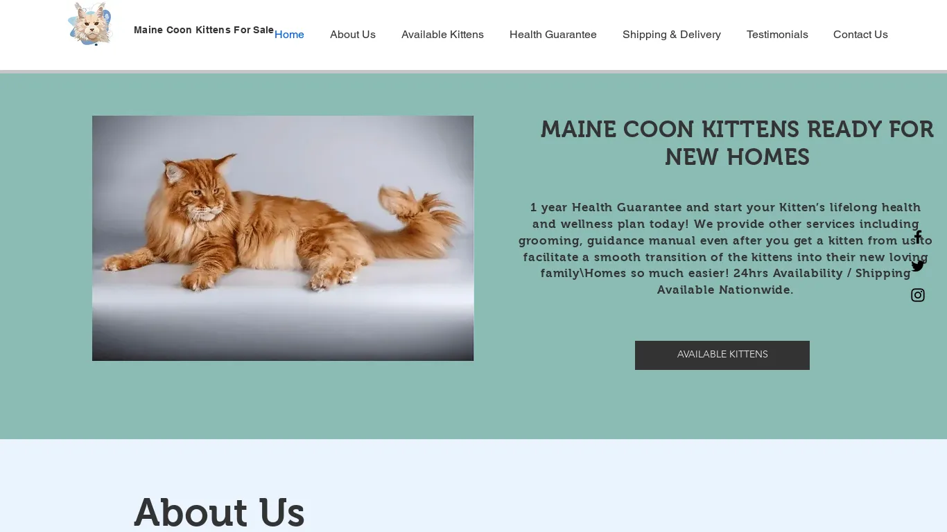 is Home | Maine Coon Kittens for Sale legit? screenshot