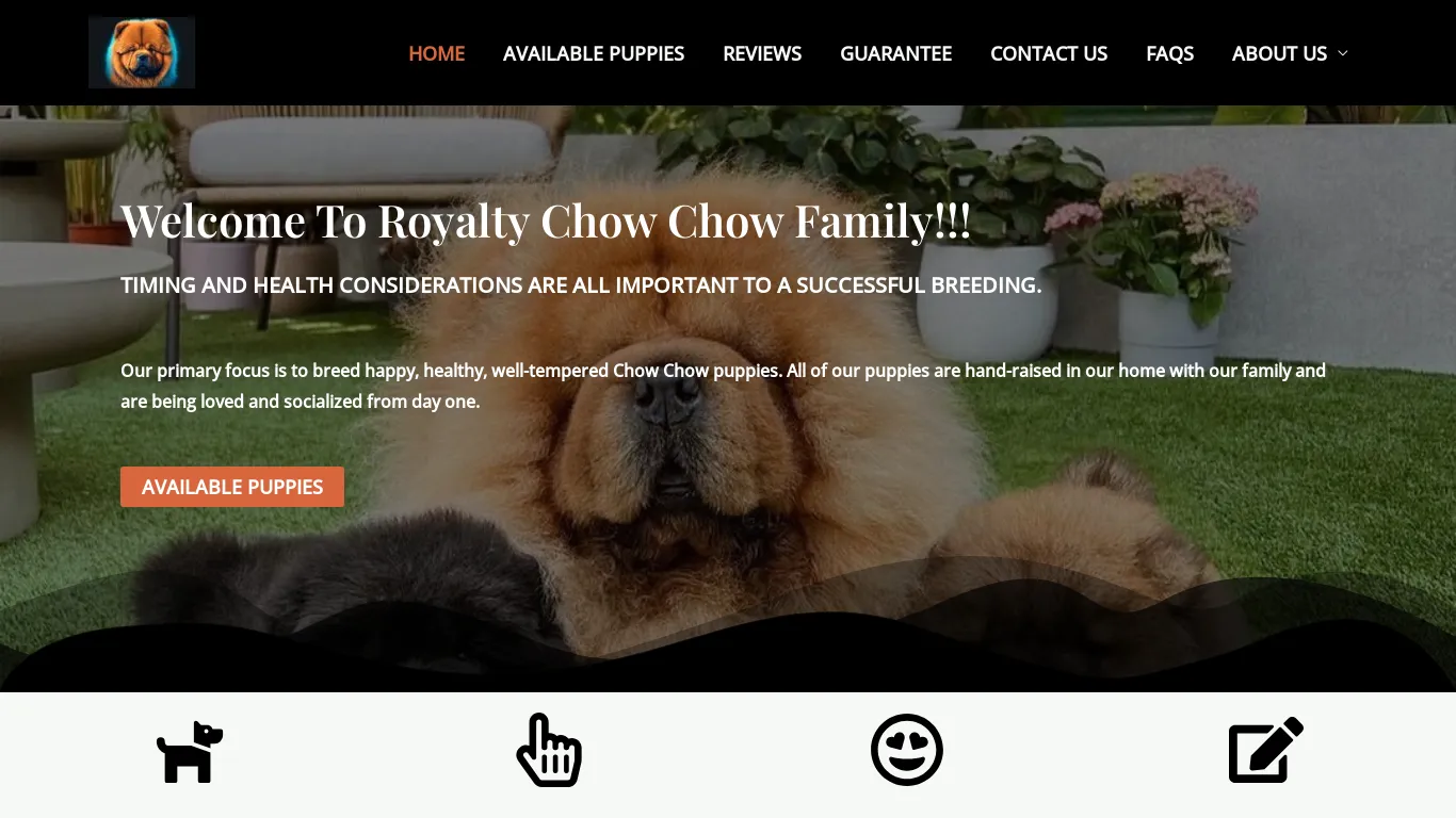 is Royalty Chow Chow Family – Chow Chow Puppies For Sale-Chow Chow Breeder legit? screenshot