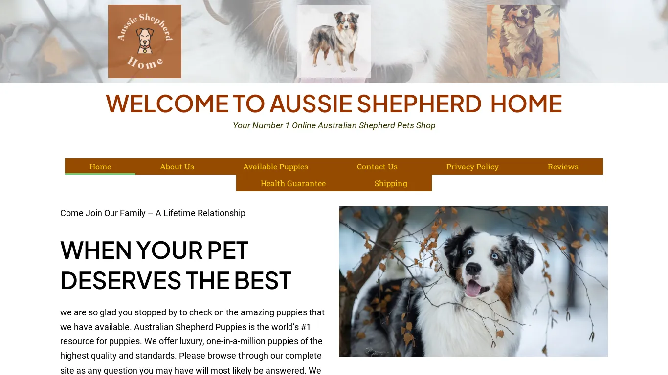 is Aussie Shepherd Home legit? screenshot