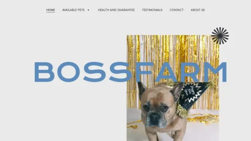 A screenshot of Bosskennel.com
