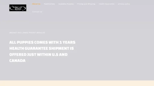 A screenshot of Bridgetnjbeagles.com