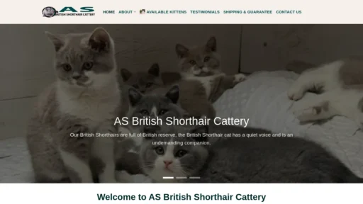 A screenshot of Britishshcattery.com