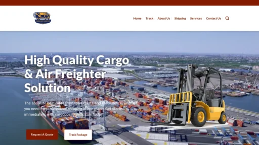 A screenshot of Cargopostlogistic.com