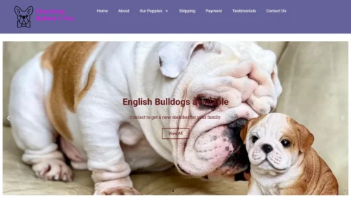 A screenshot of Charmingbullies4you.com