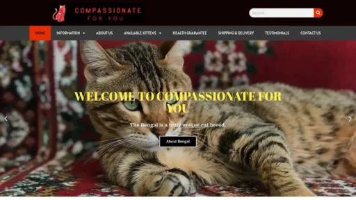 A screenshot of Compassionat4you.com