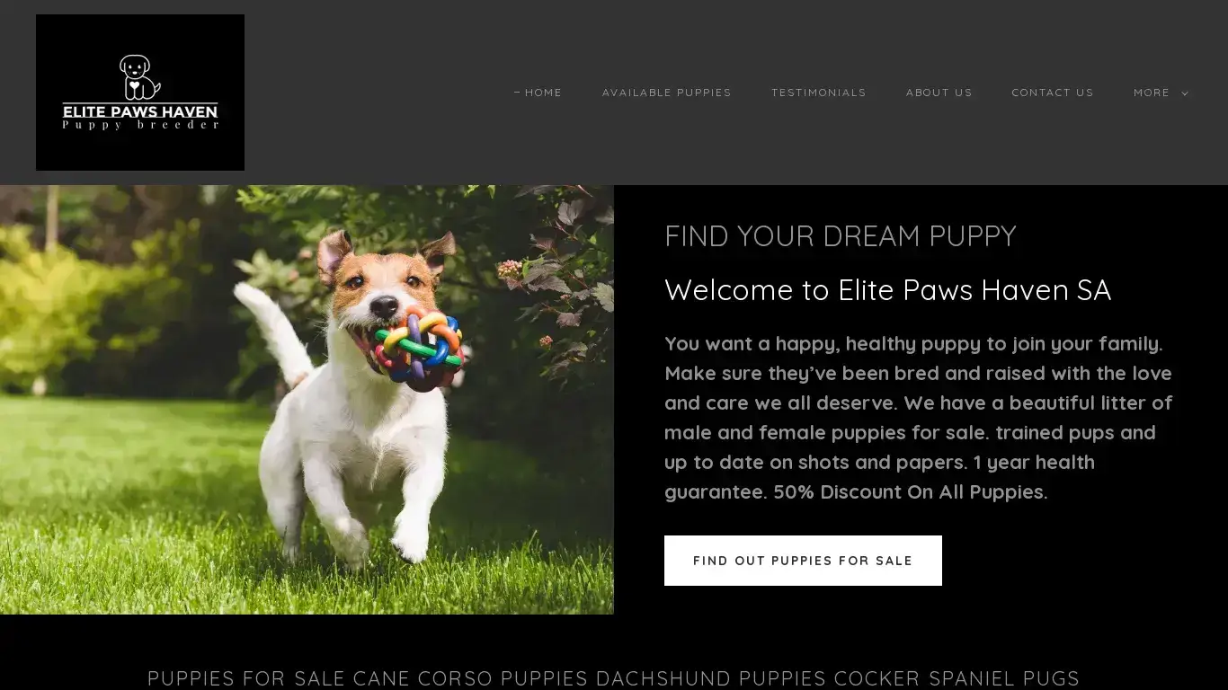 is Elite Paws Haven legit? screenshot