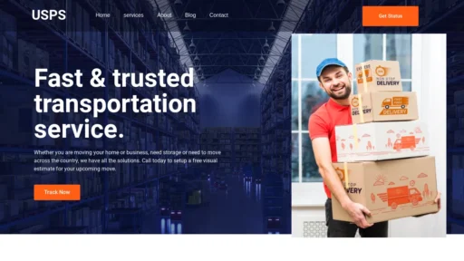 A screenshot of Facetlogistics.net