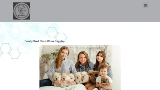 A screenshot of Familychowchows.com