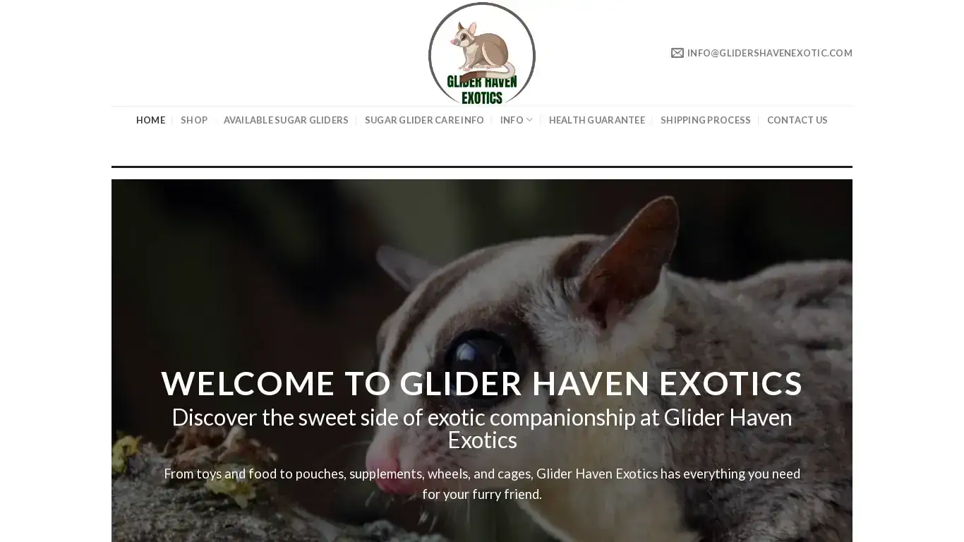 is gliderhavenexotics – gliderhavenexotics legit? screenshot