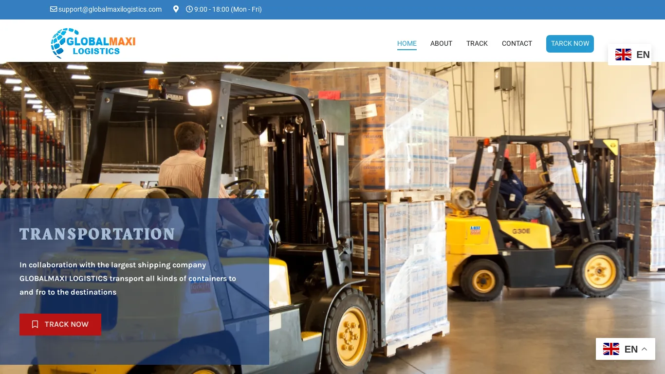 is GLOBALMAXI LOGISTICS – GlobalMaxi Logistics is an international freight forwarding company that convey secure and cargo items from country to country with interstate door to door services legit? screenshot