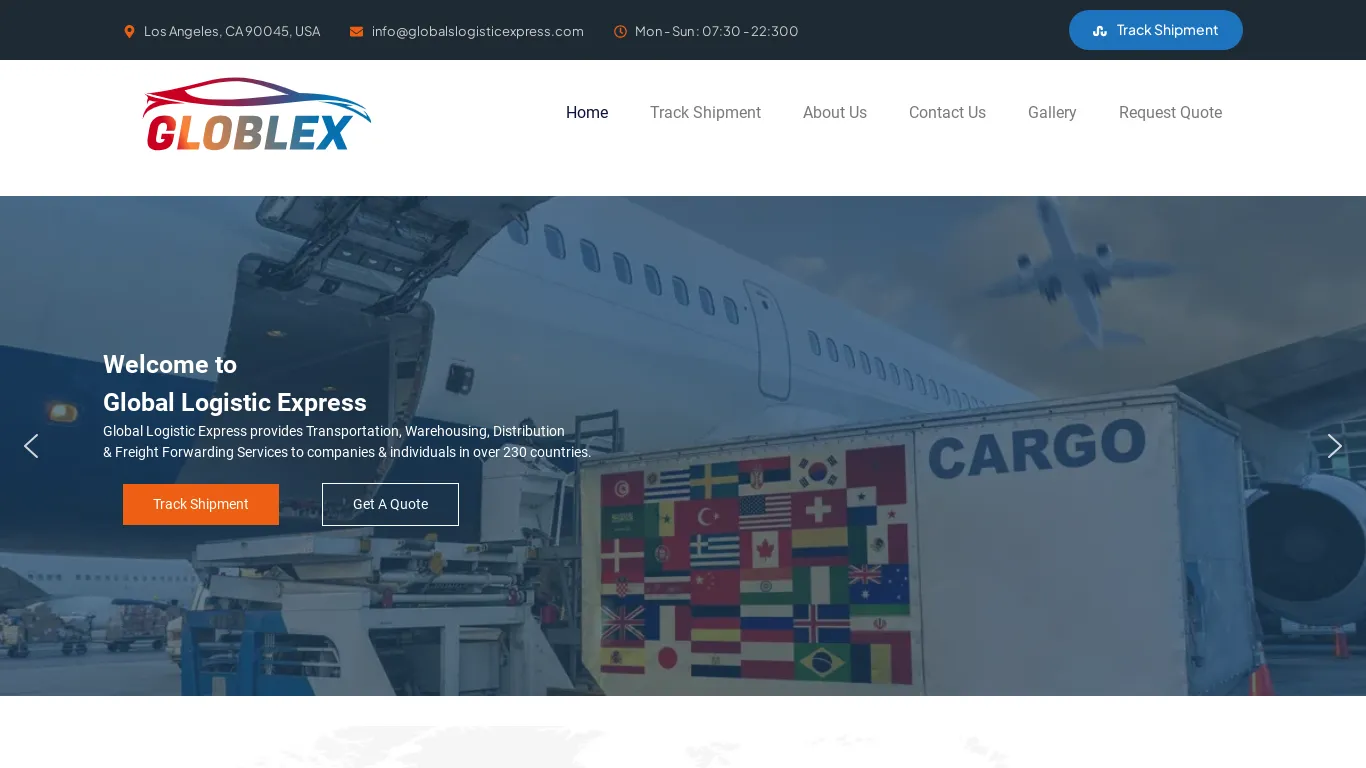 is Global Logistic Express – We will take you on the right path. legit? screenshot
