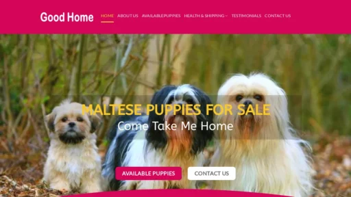 A screenshot of Goodhomemaltese.net
