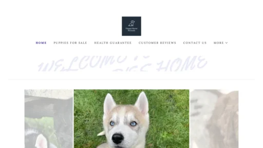 A screenshot of Happyhomekennels.co.za