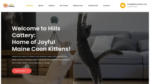A screenshot of Hillscattery.com