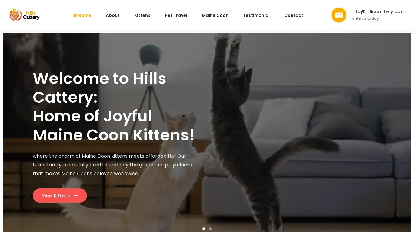 A screenshot of Hillscattery.com