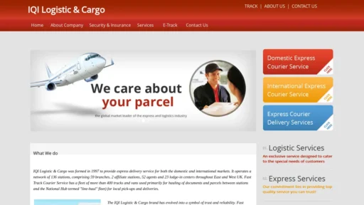 A screenshot of Iqilogisticandcargo.com