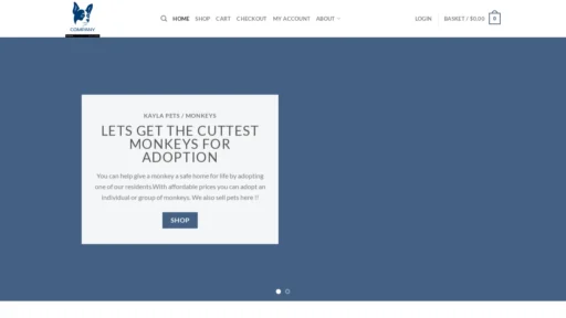 A screenshot of Kaylachihuahuamonkeys.com