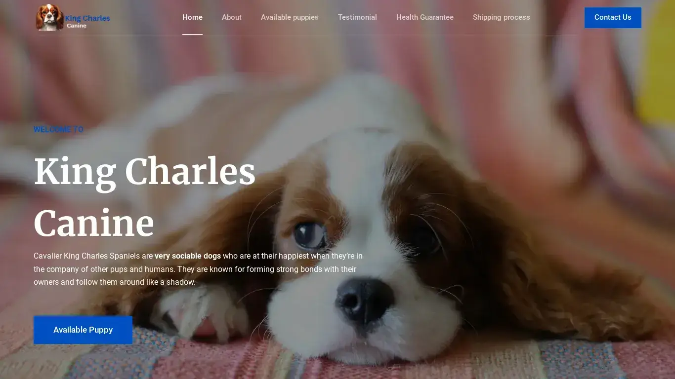 is King Charles Canine legit? screenshot