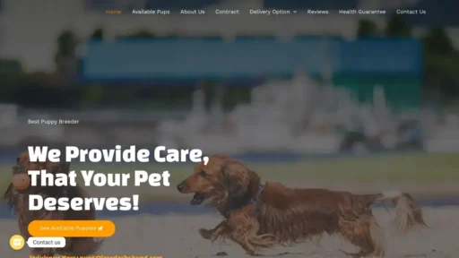 A screenshot of Laradachshund.com