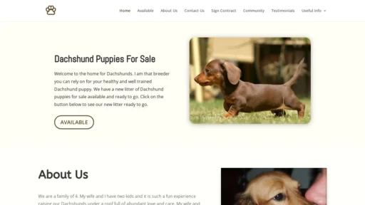 A screenshot of Loveandglee.com