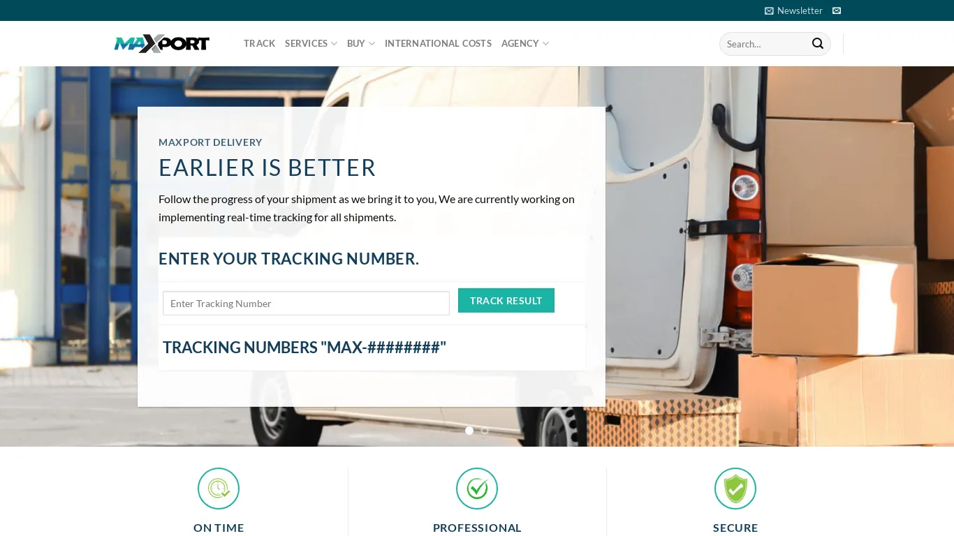 is Maxport Delivery – Shipping Worldwide Door to Door legit? screenshot