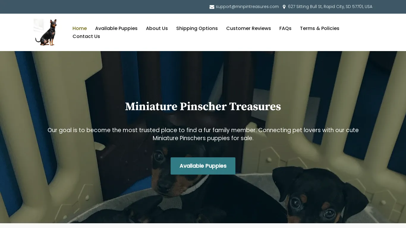 is Miniature Pinscher Treasures legit? screenshot