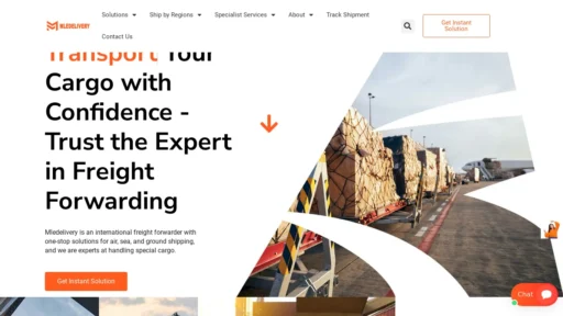 A screenshot of Mledelivery.com