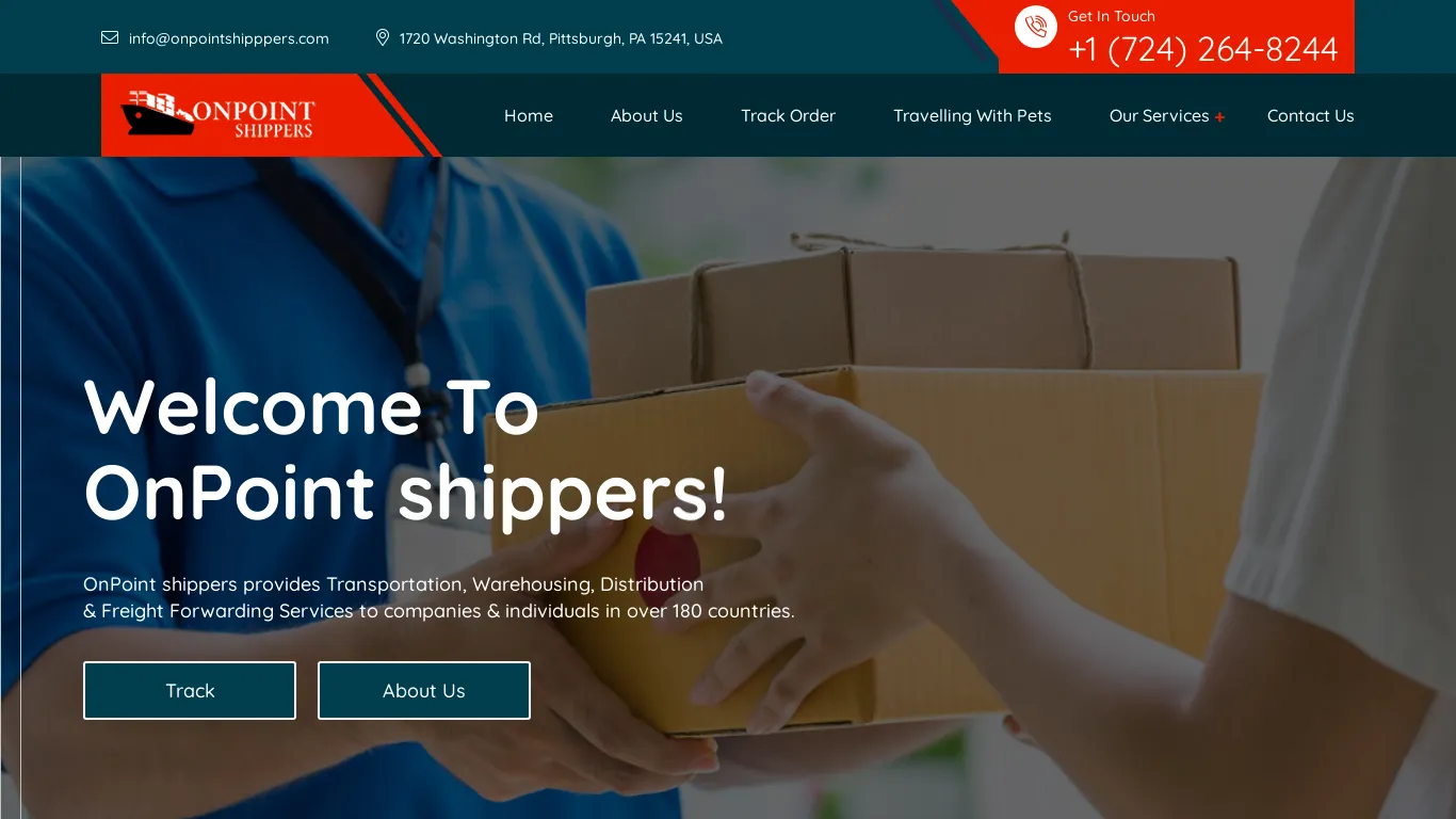 is Welcome | Shipping, Logistics, Warehousing, Distribution and Freight Services | OnPoint shippers legit? screenshot