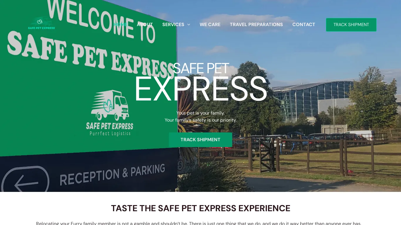 is Home | SAFE PET EXPRESS legit? screenshot