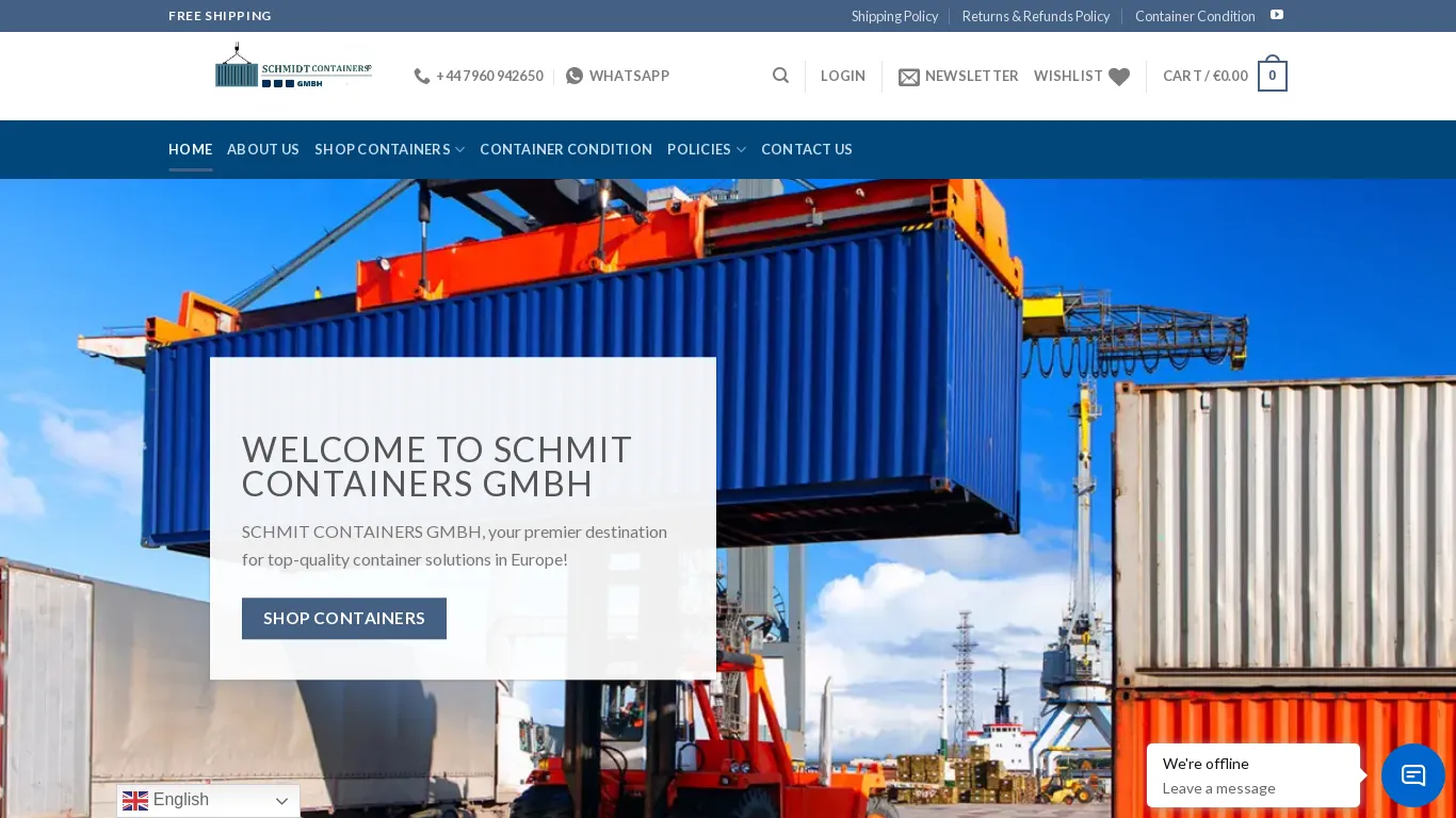 is Shipping Sales Containers – Containers For Sale In Europe legit? screenshot