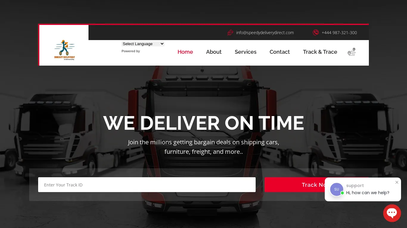 is Speedy Delivery Direct.com | Homepage legit? screenshot
