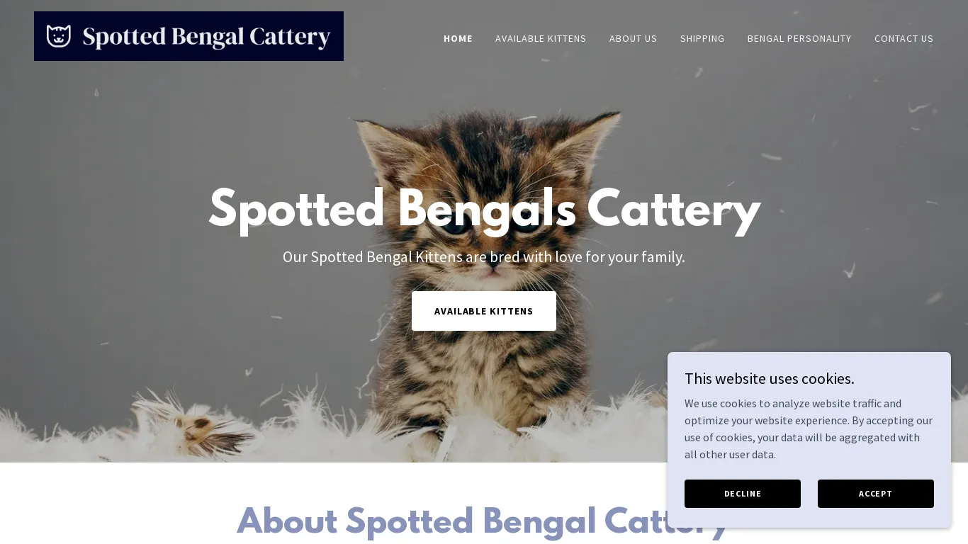 is Spotted Bengal Cattery legit? screenshot