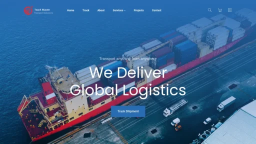 A screenshot of Trackmastersdeliveries.com