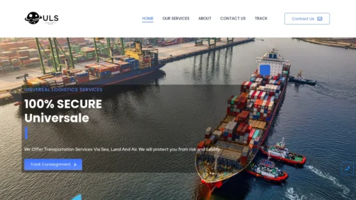 A screenshot of Universallogisticsservices.org
